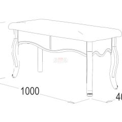 Банкетка 1000 Ольга-10 МДФ в Можге - mozhga.mebel24.online | фото 2
