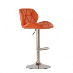 Барный стул Barneo N-85 Diamond оранжевый в Можге - mozhga.mebel24.online | фото