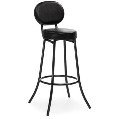 Барный стул Satearant черный полимер / темный мусс в Можге - mozhga.mebel24.online | фото