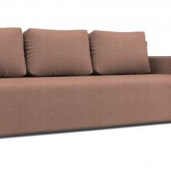 Диван Алиса 4 Shaggy DESERT - Teos Dark Brown в Можге - mozhga.mebel24.online | фото