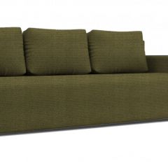 Диван Алиса 4 Shaggy GREEN - Teos Black в Можге - mozhga.mebel24.online | фото