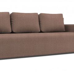 Диван Алиса 4 Shaggy MOCCA - Teos Dark Brown в Можге - mozhga.mebel24.online | фото