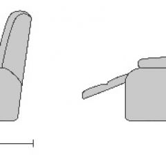 Диван-трансформер Recliner TWIN (Твин) 1 кат. ткани в Можге - mozhga.mebel24.online | фото 5