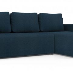 Диван угловой Алиса 3 Bahama DENIM - Teos Dark Brown в Можге - mozhga.mebel24.online | фото