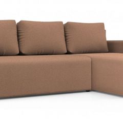 Диван угловой Алиса 3 Bahama GINGER - Teos Dark Brown в Можге - mozhga.mebel24.online | фото