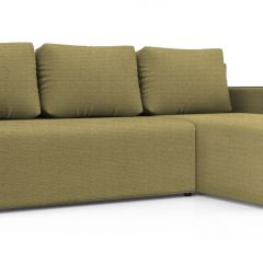 Диван угловой Алиса 3 Shaggy APPLE - TEOS BLACK в Можге - mozhga.mebel24.online | фото