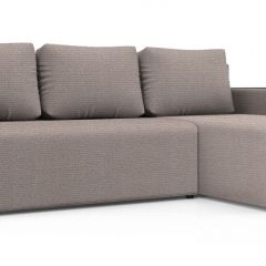 Диван угловой Алиса 3 Shaggy BESSEE - TEOS BLACK в Можге - mozhga.mebel24.online | фото