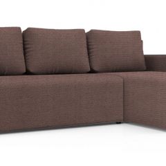 Диван угловой Алиса 3 Shaggy JAVA - TEOS BLACK в Можге - mozhga.mebel24.online | фото