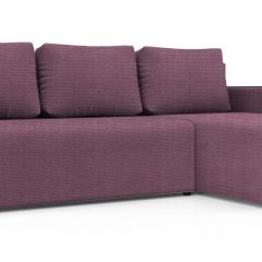 Диван угловой Алиса 3 Shaggy LILAC - TEOS BLACK в Можге - mozhga.mebel24.online | фото 1