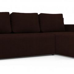 Диван угловой Алиса 3 Vital CHOCOLATE - Teos Dark Brown в Можге - mozhga.mebel24.online | фото