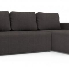 Диван угловой Алиса 3 Vital PEBBLE - Teos Dark Brown в Можге - mozhga.mebel24.online | фото