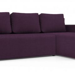 Диван угловой Алиса 3 Vital PLUM - Teos Black в Можге - mozhga.mebel24.online | фото
