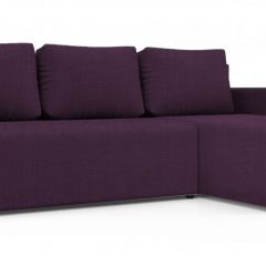 Диван угловой Алиса 3 Vital PLUM - Teos Dark Brown в Можге - mozhga.mebel24.online | фото