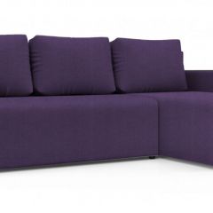 Диван угловой Алиса 3 Vital VIOLET - Teos Dark Brown в Можге - mozhga.mebel24.online | фото