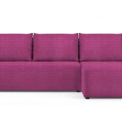 Диван угловой Алиса Shaggy FUCHSIA без подлокотников в Можге - mozhga.mebel24.online | фото 2