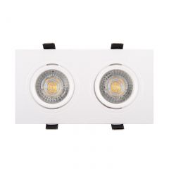 DK3022-WH Встраиваемый светильник, IP 20, 10 Вт, GU5.3, LED, белый, пластик в Можге - mozhga.mebel24.online | фото