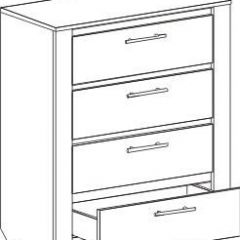 ЭЛАНА МС Детская (Дуб сонома) в Можге - mozhga.mebel24.online | фото 4