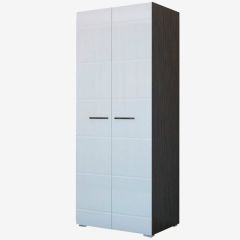 Фиеста №2 Шкаф со штангой (Венге/Белый глянец) в Можге - mozhga.mebel24.online | фото