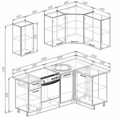 Кухонный гарнитур угловой Бланка 2000х1200 (Стол. 26мм) в Можге - mozhga.mebel24.online | фото 2