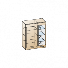 Гостиная Камелия Композиция 1 (Гикори Джексон светлый) в Можге - mozhga.mebel24.online | фото 9