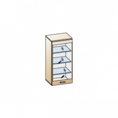 Гостиная Камелия Композиция 8 (Гикори Джексон светлый) в Можге - mozhga.mebel24.online | фото 4