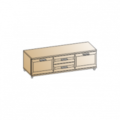 Гостиная Мелисса Композиция 10 (Акация Молдау) в Можге - mozhga.mebel24.online | фото 5
