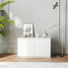 МОРИ Гостиная модульная (белый) в Можге - mozhga.mebel24.online | фото 7