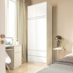МОРИ Гостиная модульная (белый) в Можге - mozhga.mebel24.online | фото 8
