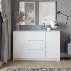 МОРИ Гостиная модульная (белый) в Можге - mozhga.mebel24.online | фото 9