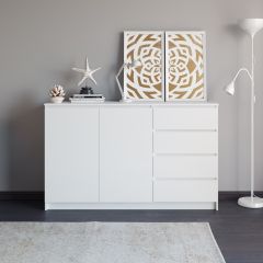 МОРИ Гостиная модульная (белый) в Можге - mozhga.mebel24.online | фото 11