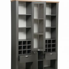 Гостиная Прованс (модульная) Диамант серый в Можге - mozhga.mebel24.online | фото 9