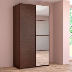 ИННЭС-5 Шкаф-купе 2-х дв. 1400 (1дв. Ф1 - венге, 1дв. Ф2 - зеркало) в Можге - mozhga.mebel24.online | фото