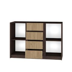 Комод Флоренция (Венге/Дуб Крафт Золотой) в Можге - mozhga.mebel24.online | фото 2