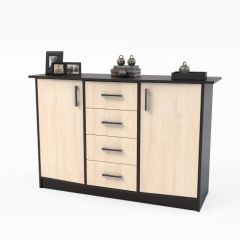 Комод К-2.1 (Венге/Дуб молочный) в Можге - mozhga.mebel24.online | фото