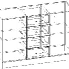 СОФИЯ Комод К1000 2Д (венге/дуб белфорт) в Можге - mozhga.mebel24.online | фото 3