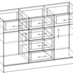 СОФИЯ Комод К1200 2Д (венге/дуб белфорт) в Можге - mozhga.mebel24.online | фото 3