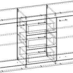 СОНАТА КС-1500 Комод (Дуб сонома/Белый глянец) в Можге - mozhga.mebel24.online | фото 2