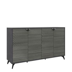 Комодино ПМ-390.03 Комод (ЛДСП Матера/МДФ Санторини темный) в Можге - mozhga.mebel24.online | фото