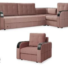 Комплект мягкой мебели Остин HB-178-18 (Велюр) Угловой + 1 кресло в Можге - mozhga.mebel24.online | фото
