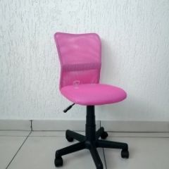 Кресло Barneo K-401 детское (розовая ткань/сетка) в Можге - mozhga.mebel24.online | фото 1