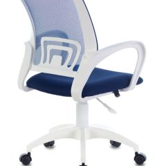 Кресло BRABIX "Fly MG-396W" (белый/темно-синее) 532399 в Можге - mozhga.mebel24.online | фото 4