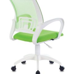 Кресло BRABIX "Fly MG-396W", пластик белый, сетка, салатовое, 532403 в Можге - mozhga.mebel24.online | фото 3