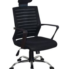 Кресло BRABIX "Victory MG-016" (хром, черное) 531924 в Можге - mozhga.mebel24.online | фото