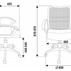 Кресло Бюрократ CH-590SL/BLACK в Можге - mozhga.mebel24.online | фото 4