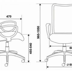 Кресло Бюрократ CH-599AXSN/TW-11 чёрный в Можге - mozhga.mebel24.online | фото 3