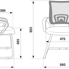 Кресло Бюрократ CH-695N-AV/B/TW-11 в Можге - mozhga.mebel24.online | фото 4