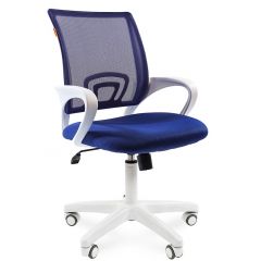 Кресло для оператора CHAIRMAN 696 white (ткань TW-10/сетка TW-05) в Можге - mozhga.mebel24.online | фото