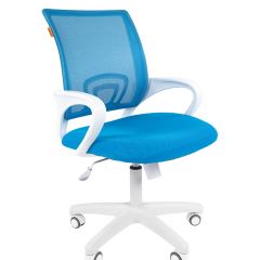 Кресло для оператора CHAIRMAN 696 white (ткань TW-43/сетка TW-34) в Можге - mozhga.mebel24.online | фото