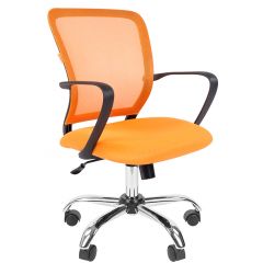 Кресло для оператора CHAIRMAN 698 хром (ткань TW 16/сетка TW 66) в Можге - mozhga.mebel24.online | фото