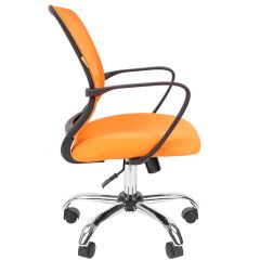 Кресло для оператора CHAIRMAN 698 хром (ткань TW 16/сетка TW 66) в Можге - mozhga.mebel24.online | фото 3